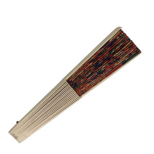 مروحة يدوية خشبية مزخرفة بشكل فراشة أنيقة مقاس 23 سم، مراوح يدوية مخصصة للبيع بالجملة، مروحة للرقص والديكور - Product Image 3