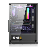 High Quality Black Atx Towers Gaming Computer Cases Desktop Gaming Cabinet PC Case
