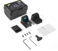 GOODLUCK Vente en gros de viseur tactique holographique compact, mini viseur à point rouge et vert en alliage d'aluminium avec aluminium réfléchissant