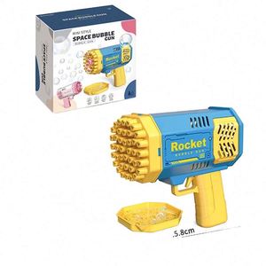 Nuevo Juguete para Niños, Pistola de Burbujas de Agua para Exteriores, Pistola de Burbujas de Jabón Manual con Luz, Soplador de Burbujas Automático Continuo - Product Image 1