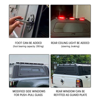 Hardtop de camionnette double cabine en acier de qualité supérieure 4x4 pour Hilux, Navara, Dodge Ram