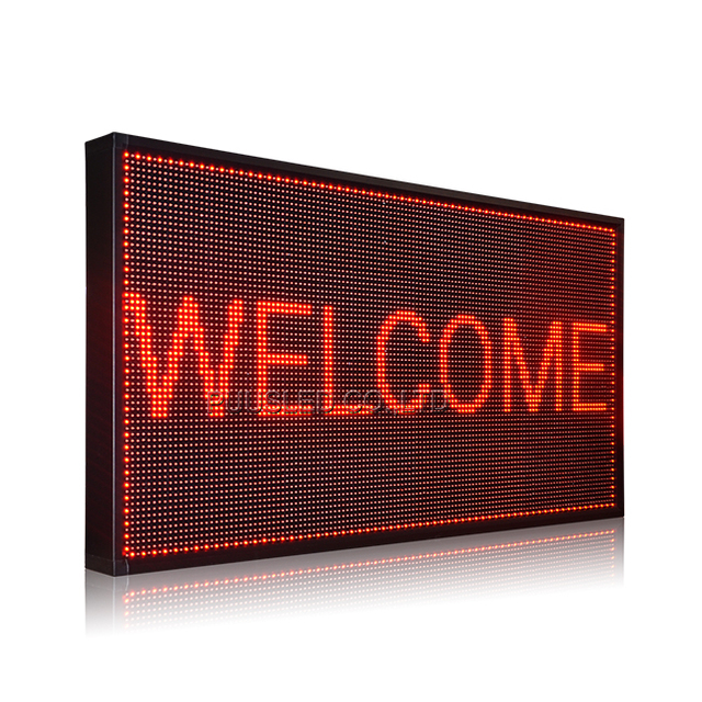 Outdoor LED Moving Display Semi Outdoor Advertising Led Display Screen for Shopping Mall
