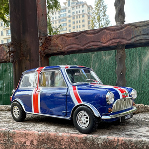 Diecast 1:24 old BWM <strong>Mini</strong> <strong>Cooper</strong> Alloy <strong>Car</strong> Model wheels moveable Door Open <strong>Toy</strong> Display Gift Collection <strong>Car</strong> Model - Product Image 2