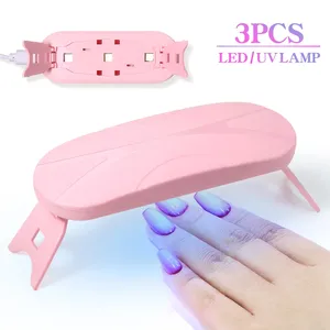 Foldable <b>Mouse</b> Light Nail Lamp Machine Mini LED Nail Lamp for Home Salon Tools Professional Nail Phototherapy Nail Lamp - Product Image 2