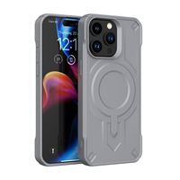 2025 nouvelle coque de téléphone magnétique TPU polaire peau Texture mat magnétique métal lentille coque de téléphone pour iPhone 11 12 13 14 15 16 Pro Max