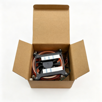 Dissipateur thermique ITX à profil bas 75W, tube de chaleur en cuivre unique, base entièrement en cuivre, ailettes en cuivre 90x90x18.3mm, radiateur de refroidissement pour mini-châssis