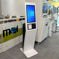 Kiosco de Registro en Hotel con Pantalla Táctil de 21.5 Pulgadas, Punto de Pago de Autoservicio para Recepción
