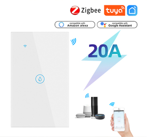 Tuya ZigBee công suất cao AC máy nước nóng màn hình cảm ứng công tắc thông minh 20A công tắc điều khiển từ xa - Product Image 6