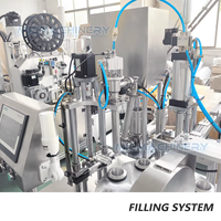 Máquina de Llenado de Cartuchos de Silicona de Alta Precisión con Control PLC, Llenadora Vertical de Sellador con Asistencia Manual