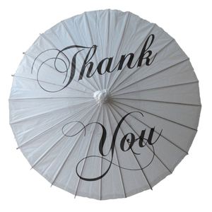 Parasol de Mariage de Luxe Blanc de 32 Pouces Personnalisé, Design Droit, Entièrement Automatique, en Polyester – Offre Spéciale - Product Image 1