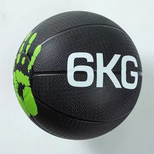 Palla di equilibrio CHOOYOU in gomma solida, palla medica per riabilitazione sportiva, allenamento addominale e <span class=keywords><strong>fitness</strong></span> personale - Product Image 2