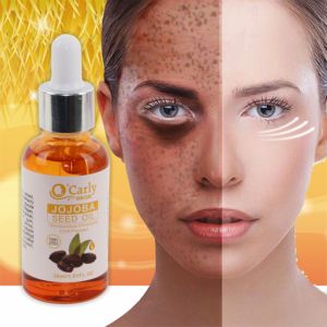 Oem nhãn hiệu riêng Mặt huyết thanh Jojoba hạt giống tinh dầu axit hyaluronic làm trắng và chống đốm đen Kem dưỡng ẩm dạng lỏng - Product Image 1