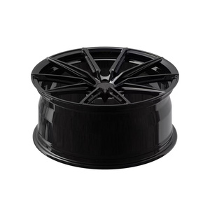 Rines de Aleación 6061 Forjados a Medida de 20 Pulgadas y 5x108 para <span class=keywords><strong>Jaguar</strong></span> XF <span class=keywords><strong>R</strong></span> <span class=keywords><strong>Sport</strong></span> <span class=keywords><strong>2017</strong></span> en Negro Brillante - Product Image 3