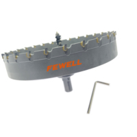 Poignée triangulaire en carbure de tungstène TCT, haute qualité, diamètre de scie de trou 150mm pour le perçage du métal, en acier inoxydable et du bois, 10 pièces