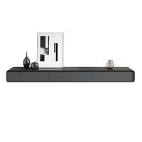 Meuble TV en bois massif du sol au plafond, style crème bois naturel, moderne et minimaliste, meuble TV de salon, table basse