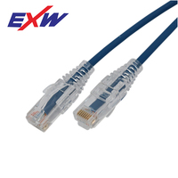 Kabel Patch Cat6 Ultra Tipis Ningbo EXW 28AWG 32AWG, Kabel Patch Cat 6 Slim Line, Kabel Patch Ultra Tipis Cat 6a