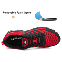 Chaussures de course athlétiques respirantes pour hommes, coussin d'air, marche, entraînement, jogging, baskets de sport tendance