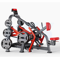 Machine à charge par disques Super Lat Machine pour la musculation des Térapectoraux Majeurs et des Dorsaux en V, Équipement de Gym Commercial, Conception Biomecanique