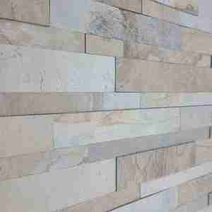 Modern 3D Flexible Thin Tan Waterproof <b>Veneer</b> Stone Panels Interior and Exterior Use Artificial Stone Wall Panels - Product Image 1