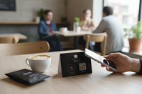Étiquette intelligente NFC RFID 13,56 MHz en PVC étanche pour la commande de repas, le paiement et les cartes de membre dans les restaurants et hôtels