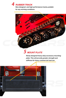 Mini-chargeuse compacte jaune 4x4 avec rétrocaveuse et chargeur frontal, moteur Euro 5 certifié CE ISO EPA pour travaux agricoles et de construction en terrain accidenté