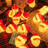 Weihnachts lichterketten mit kreativem Schneemann-und Weihnachtsmann-Design IP65 Whole some Decorative Lighting für Home Window Display
