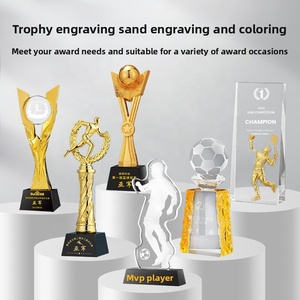 Trofeo in Cristallo di Alta Qualità Personalizzabile con Logo, Vendita Diretta dalla Fabbrica, per Competizioni Sportive e Commemorazioni - Product Image 2