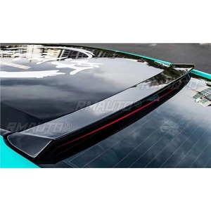 Aileron de toit pour Honda Civic 10ème génération 2016-2020, style sport, noir brillant, kit carrosserie, accessoires auto - Product Image 4