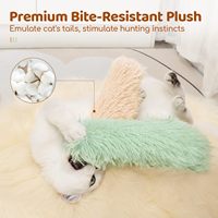 Jouets pour chats : Lot de 3 coussins doux et durables, sonore (bruit froissé), avec herbe à chat, interactifs, pour chatons d'intérieur, favorisent l'exercice du chat, pliables, tous usages