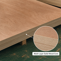 Portes en bois modernes de haute qualité en contreplaqué E1 Grade BB/CC 4x8FT personnalisables pour usage hôtelier