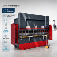 Presse plieuse hydraulique CNC haute précision 50T2500mm, OEM ODM, tension et couleur personnalisées, CE ISO, machine à plier les barres de torsion, usine