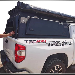 Camionnette Lit Camping-car Auvent Shell <span class=keywords><strong>toit</strong></span> <span class=keywords><strong>tente</strong></span> double cabine noir 4X4 accessoires Alu-cab auvent camping-car - Product Image 3
