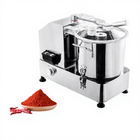 Machine à découper les aliments en acier inoxydable 9L 110V 220V pour viande et légumes, hachoir alimentaire commercial avec contrôle de vitesse progressif