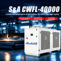 S&A Teyu CWFL-40000 Pendingin Air Laser Kontrol Suhu Presisi 40KW DETON Dealer Cocok untuk Mesin Pemotong Laser Logam