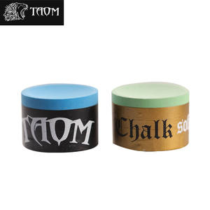 Taom V10 Professional Snooker & Billiards Cue Chalk Universal Round Shape Chocolate Pool Powder for Pool Players - Product Image 2