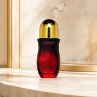 Flacon roll-on en verre 30ml 50ml pour huiles essentielles, flacon de massage en verre avec applicateur à bille