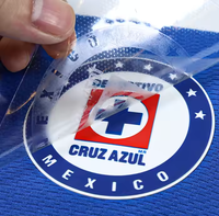 2025 conception personnalisée sérigraphie fer sur patch vêtements football logo numéro et lettre impression par transfert de chaleur pour maillot de football