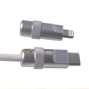 Coque de connecteur Type-C en alliage d'aluminium VMT pour adaptateur de câble de charge rapide usiné par CNC - Product Image 4