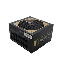 Fuente de alimentación de ordenador, PCIE 6 + 2pin 1000W 80 Plus Gold ATX PSU, módulo completo para CPU de escritorio 4 + 4 pines Sata IDE de alta vatios