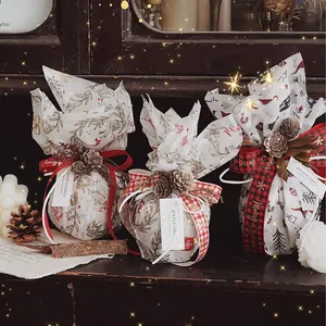 KALOR Weihnachts papier Geschenkt üte wasserdichte koreanische Papiers trauß Packpapier Bonbon verpackungen