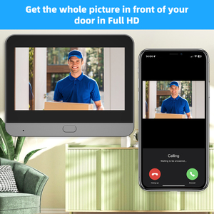 <span class=keywords><strong>Camera</strong></span> chuông cửa kỹ thuật số ICAM365 <span class=keywords><strong>3MP</strong></span> thông minh, góc rộng 166 độ, pin 5000mAh, tầm nhìn ban đêm hồng ngoại, đàm thoại hai chiều, phát hiện chuyển động PIR - Product Image 6