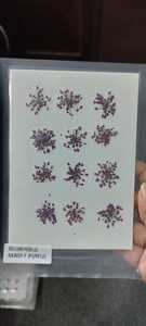 สติ๊กเกอร์ติดเล็บลายดอกไม้แห้งแบบกดติด 3 มิติ ลายดอกไม้จริง สำหรับตกแต่งเล็บ - Product Image 5