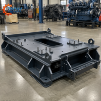 Base de support pour moteur à vitesse variable soudé industriellement |   Revêtement époxy |   Acier Q345/Q355 |   ISO 9001 QC |   pour l'installation d'un moteur d'entraînement