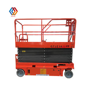 Großhandel Günstige 4M-14M Selbstfahrende Scherenhebebühne für Anlagenwartung 380V Elektrische Hubarbeitsbühne - Product Image 1