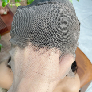 Parrucche all'ingrosso con onda sciolta, frontale in pizzo 13x4, capelli umani, senza colla, pre-strappate, pre-tagliate, lunghe, nere - Product Image 6