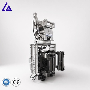 Pile driver hydraulique à pince latérale certifié CE ISO avec mâchoires traitées thermiquement, longue durée de vie, pièces de rechange gratuites - Product Image 1