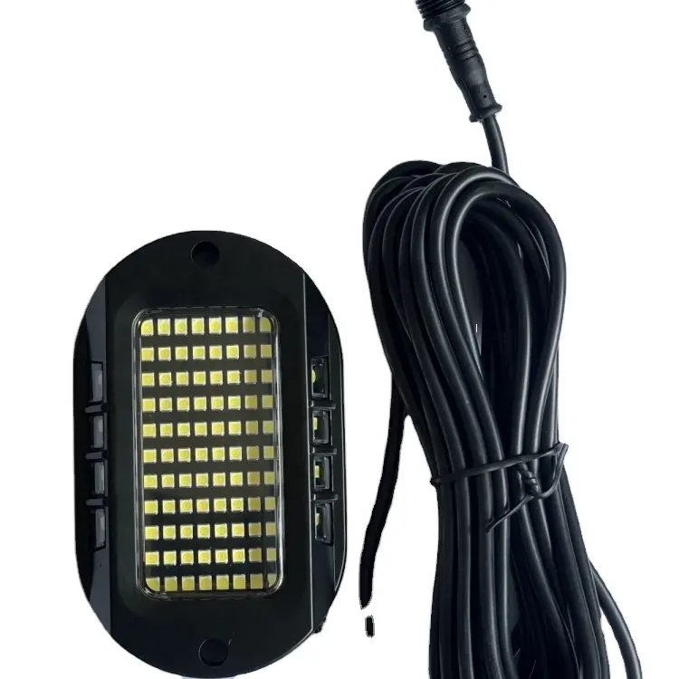 Kingshowstar De Nieuwste 104 Met Rotslicht Ultraheldere Utv-Rots 104 Led-Chips Rechts Aluminiumlegering Behuizing Wit Rotslicht