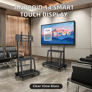 All-in-one จอแสดงผลแอนดรอยด์86นิ้วแบบมัลติทัชไวท์บอร์ดดิจิตอลแบบโต้ตอบการประชุมแผงแบนแบบโต้ตอบ - Product Image 3