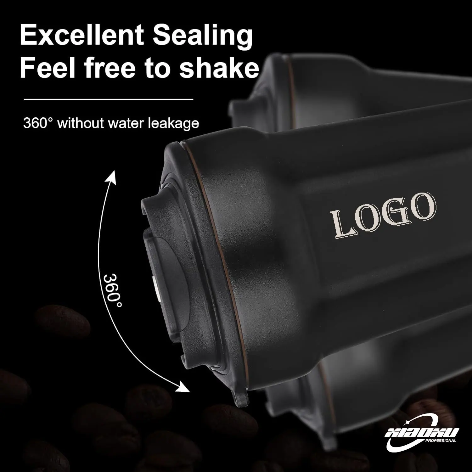 Custom 450 ml Logo Stainless Steel Octagonal Cola Coffee up Outdoor Rope Carrying Vacuum Insulated Cup