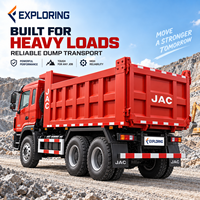 Camion benne lourd JAC Gallop 6x4 400HP pour la construction et le transport de sable